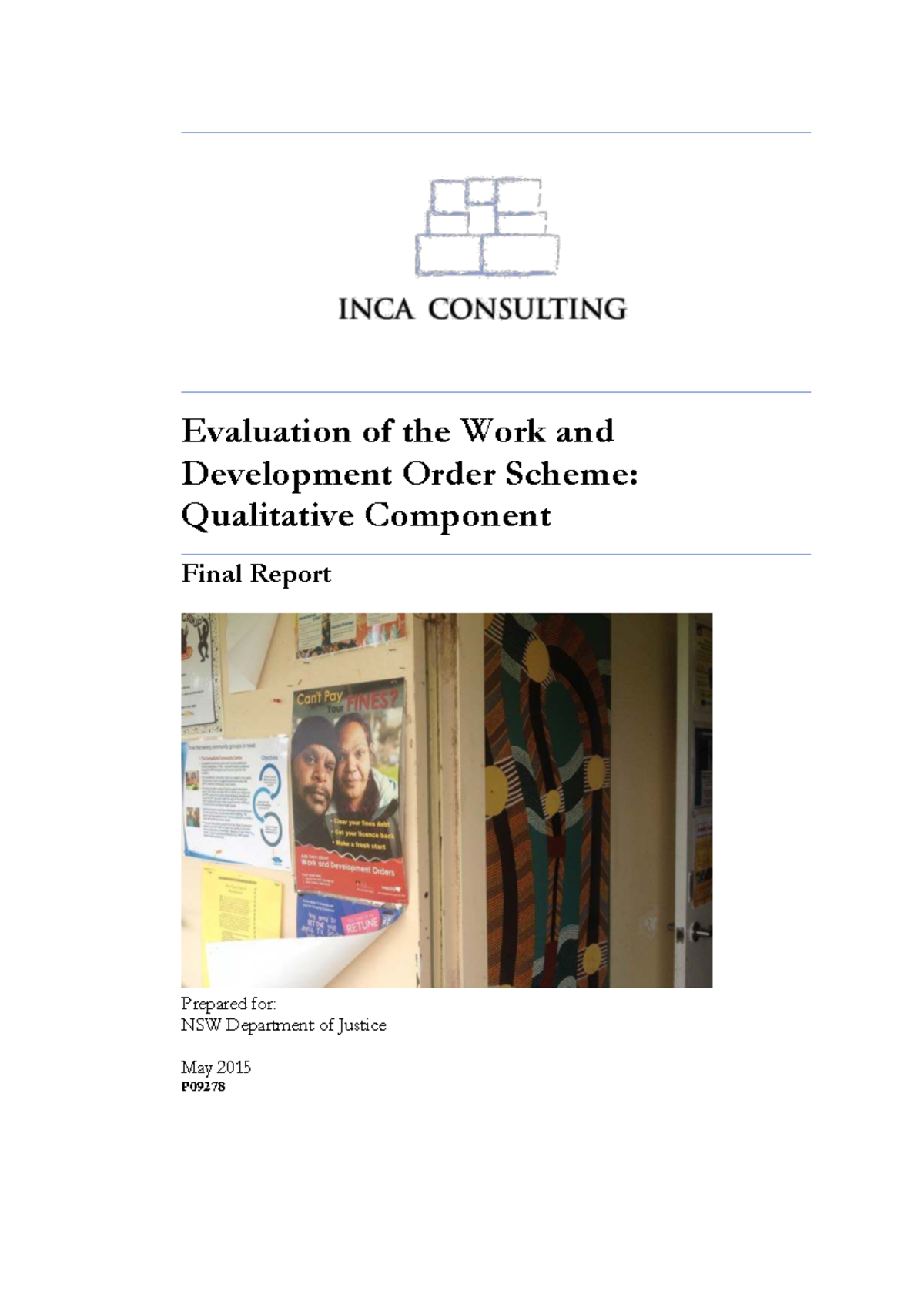 Evaluation of the WDO Scheme: Qualitative Findings & Recommendations ...