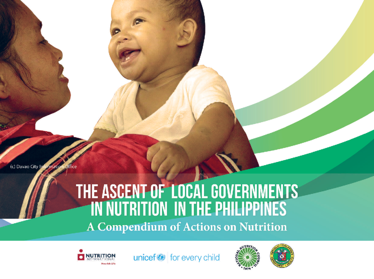 2018 Compendium of Actions on Nutrition by Local Governments in PH ...