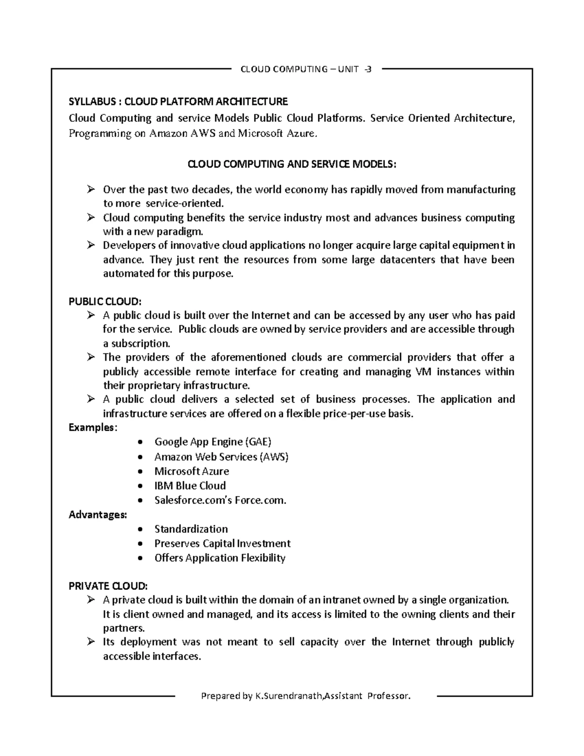 Unit 4 - CC Notes on Storage Systems and Distributed File Systems - Studocu