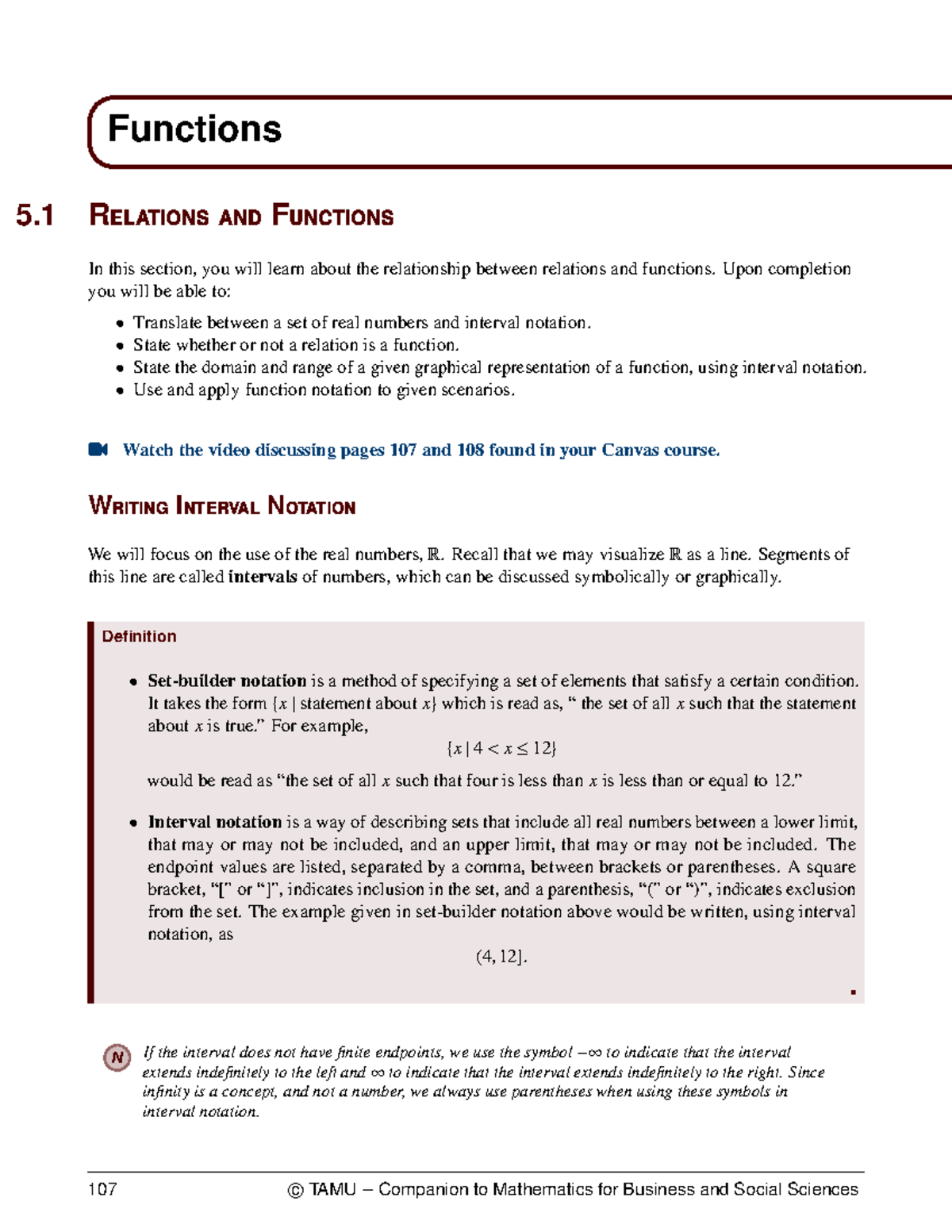 MATH140 Lecture Notes: Chapter 5.1 - Functions and Their Relations ...