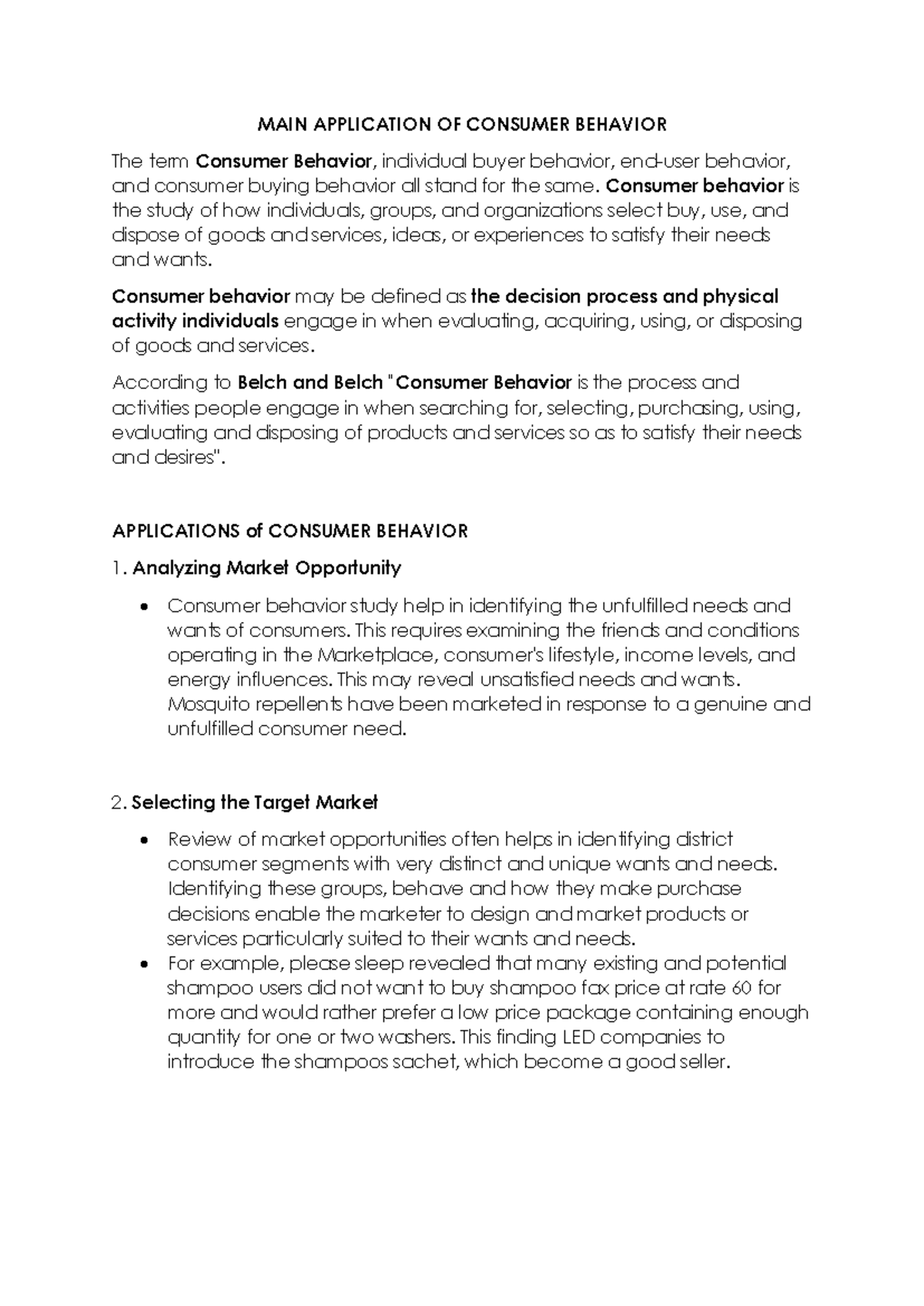 Consumer Behavior Midterm Study Guide: Key Concepts and Applications ...