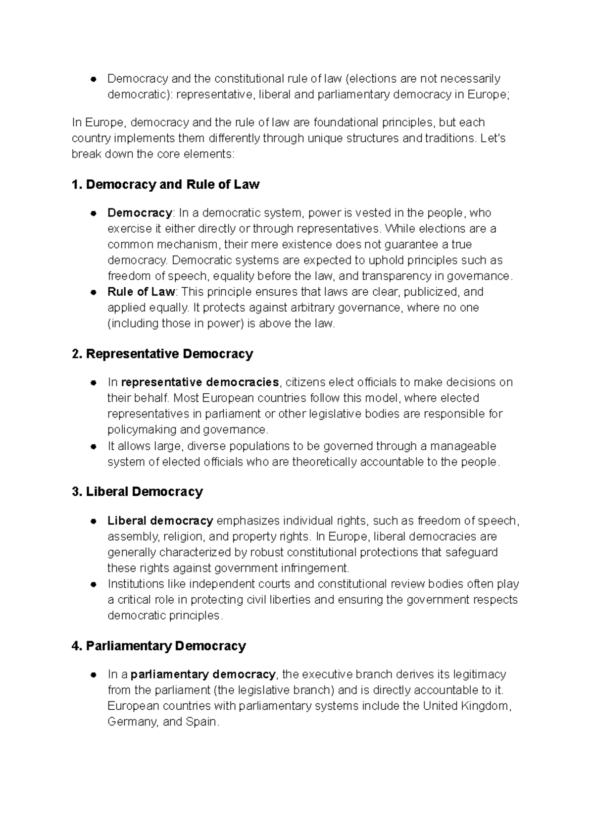 GPSP Deeltentamens: Analyzing Democracy and Rule of Law in Europe ...