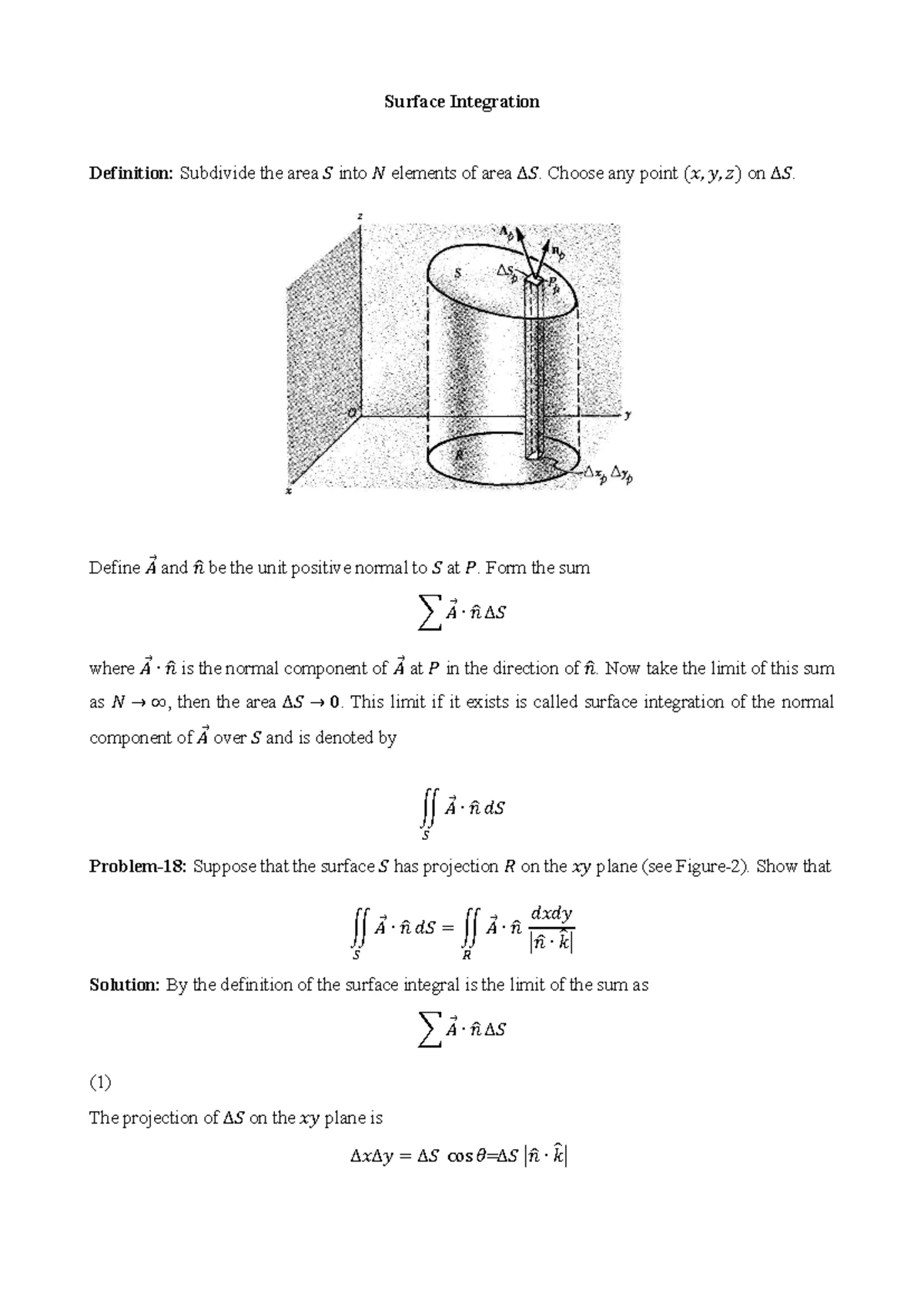 04. Lecture-0010 Volume Integration Concepts and Evaluations - Studocu