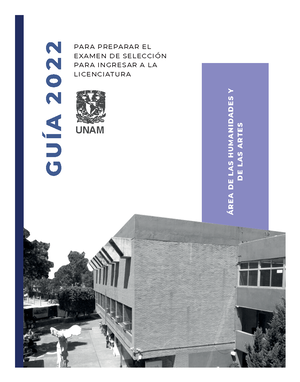 Guia UNAM 2023 Area 3 - Universidad Nacional Autónoma de México Dr ...