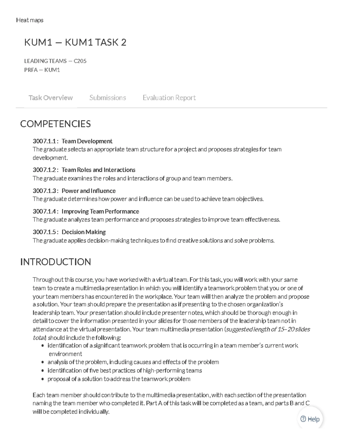 JHM2 Change Management Strategy: Task 1 Report & Presentation C208 PRFA ...