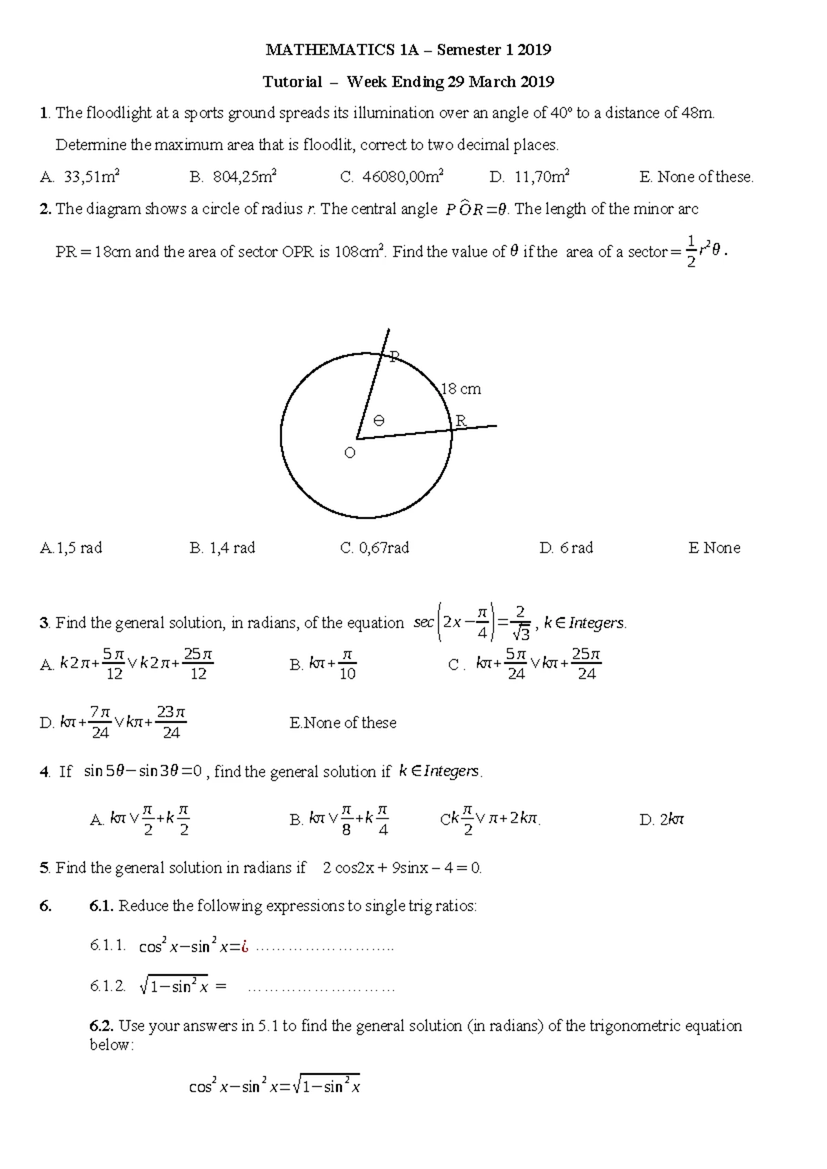 GRADE 12 MATHEMATICS ASSIGNMENT MARKING GUIDELINE NSC - Studocu