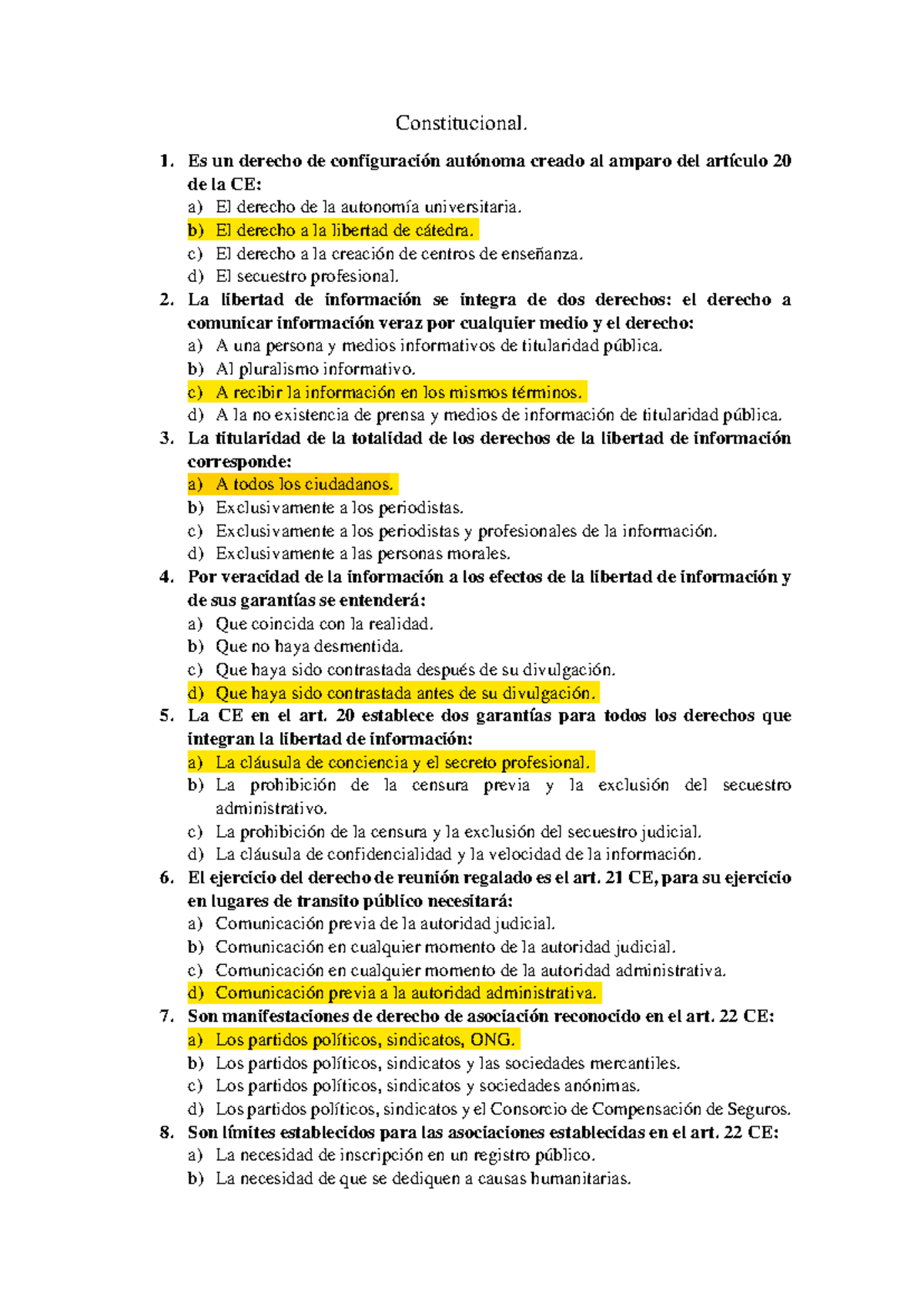 ## Autoevaluación Final: Temas 3-4 y 5-6 de Derecho Constitucional ...