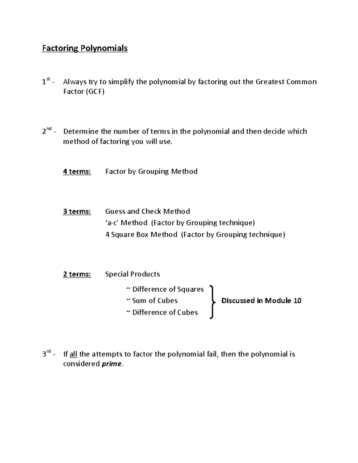 Math 1010 Chapter 1: Guided Notes on Linear Equations & Inequalities ...