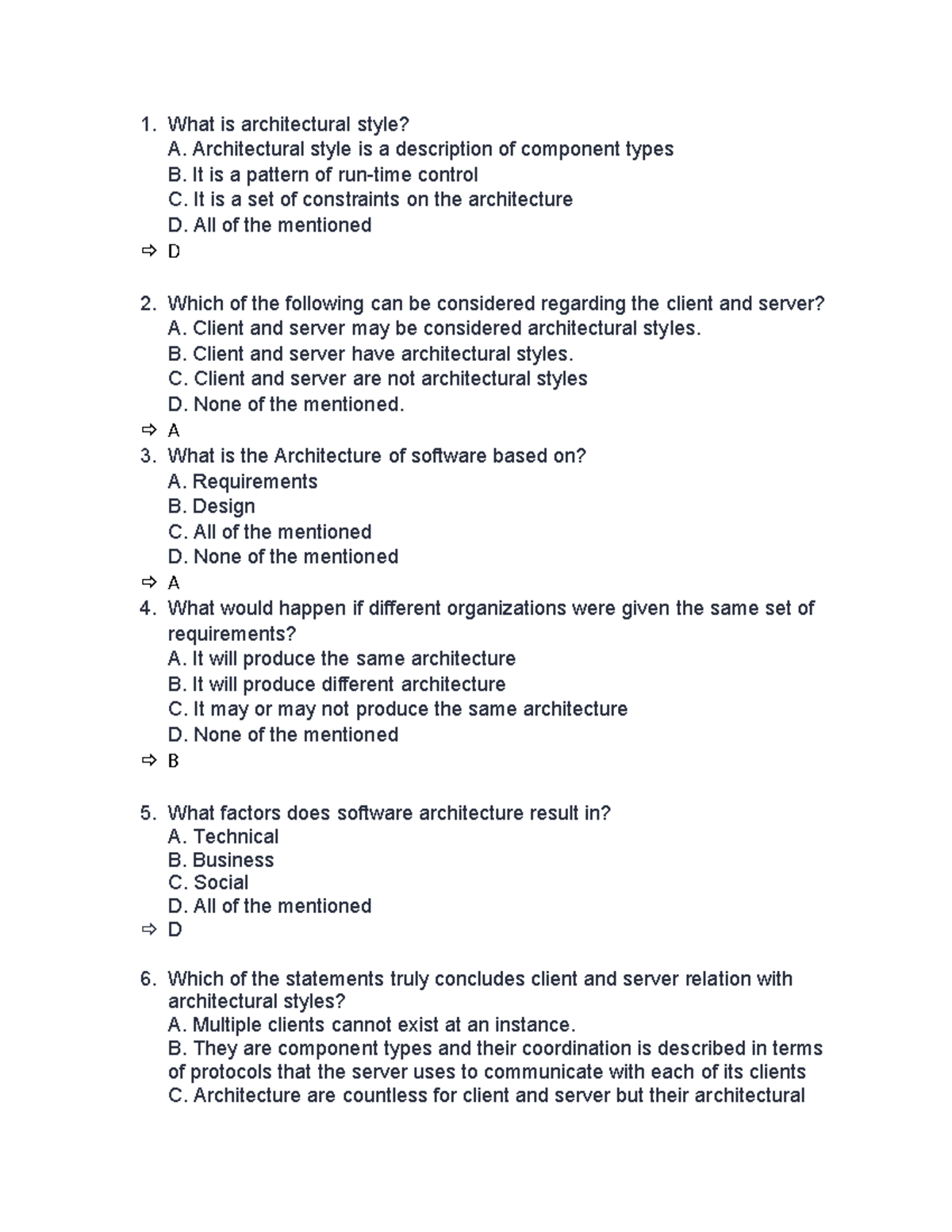 Progress Test 02 - Architectural Styles and Software Design Concepts ...