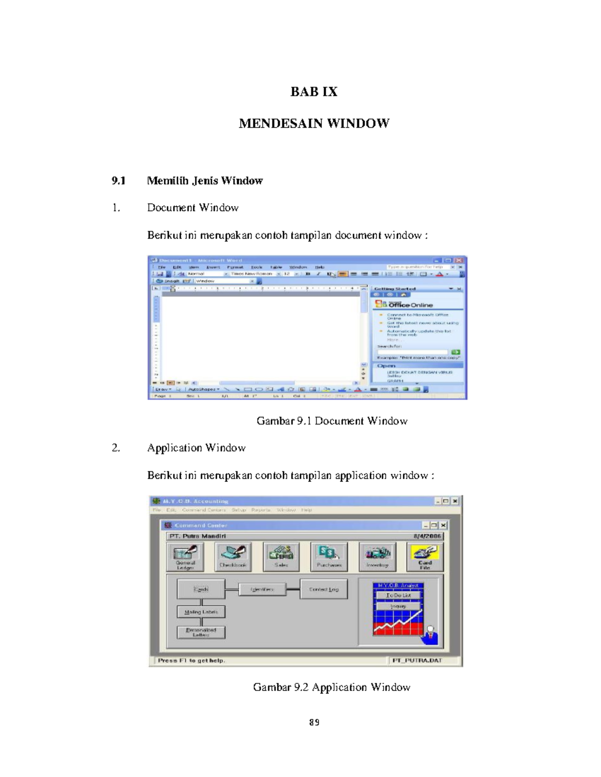Modul Interaksi Manusia Komputer: Bab IX - Mendesain Window dan Dialog ...