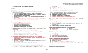 Cost Accounting Concepts and Classifications - CB 101 Lecture Notes ...