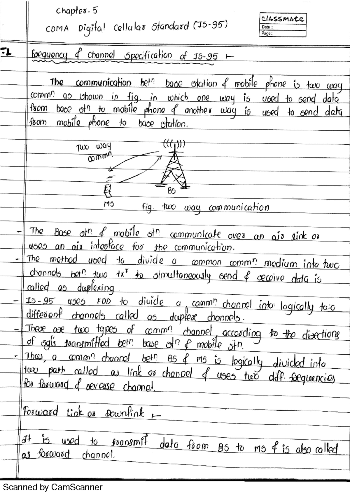 Ch5 - EMBEDDED SYSTEM NOTES - chapter. 5 CLASSMATE CDMA Digital ...
