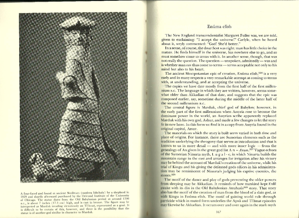Enûma Elish: Analyzing Creation Myths and Their Implications - Studocu