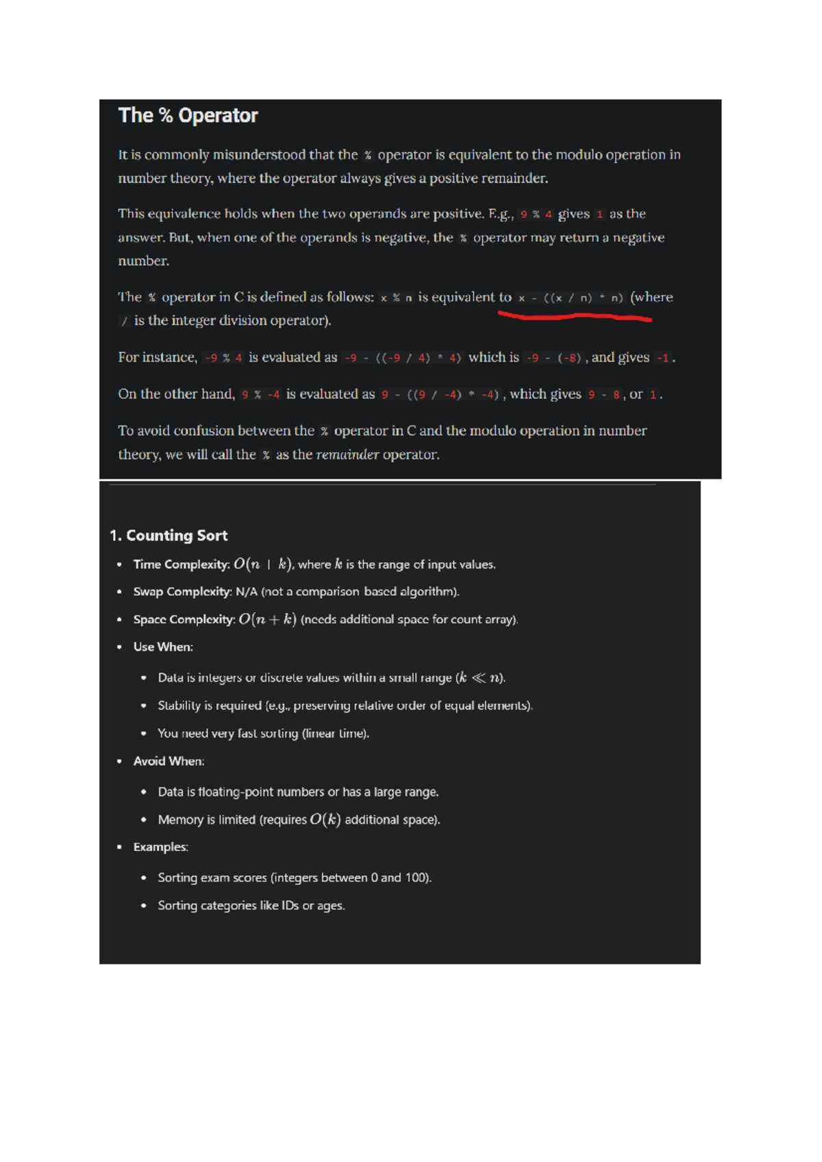 Finals Cheatsheet CS1010 - The Operator It is commonly misunderstood ...
