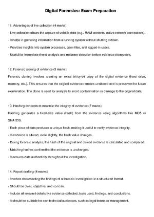 DF Notes - DIGITAL FORENSICS NOTES UNIT- 1 INTRODUCTION 1 WHAT IS ...