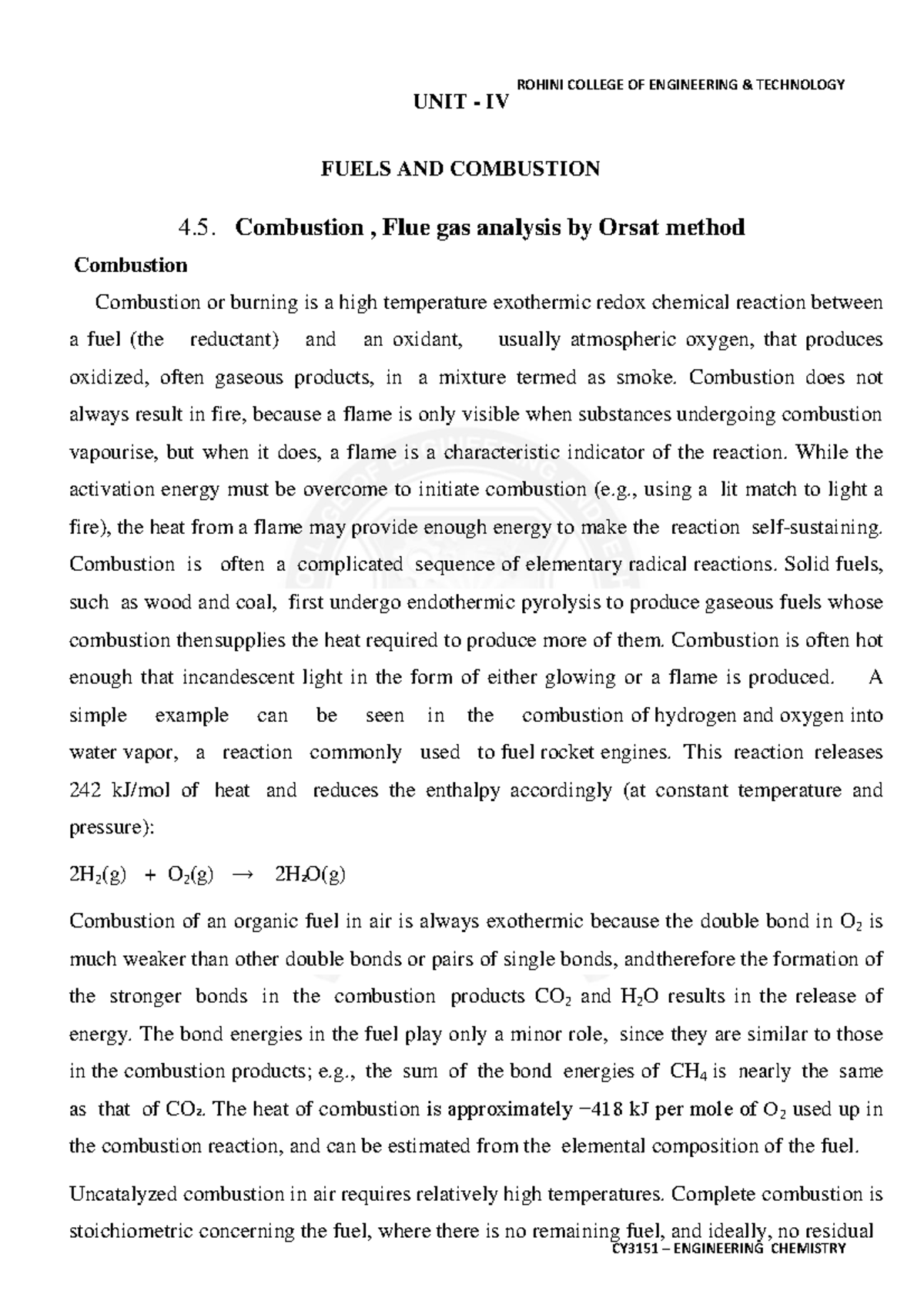 Rohini 52068737099 - Combustion & Flue Gas Analysis via Orsat Method ...