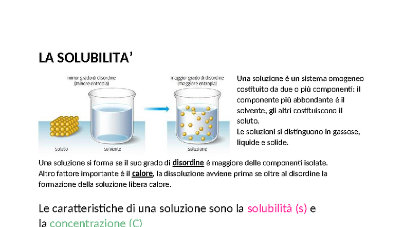 soluzioni liquide e solide LE SOLUZIONI main image 1