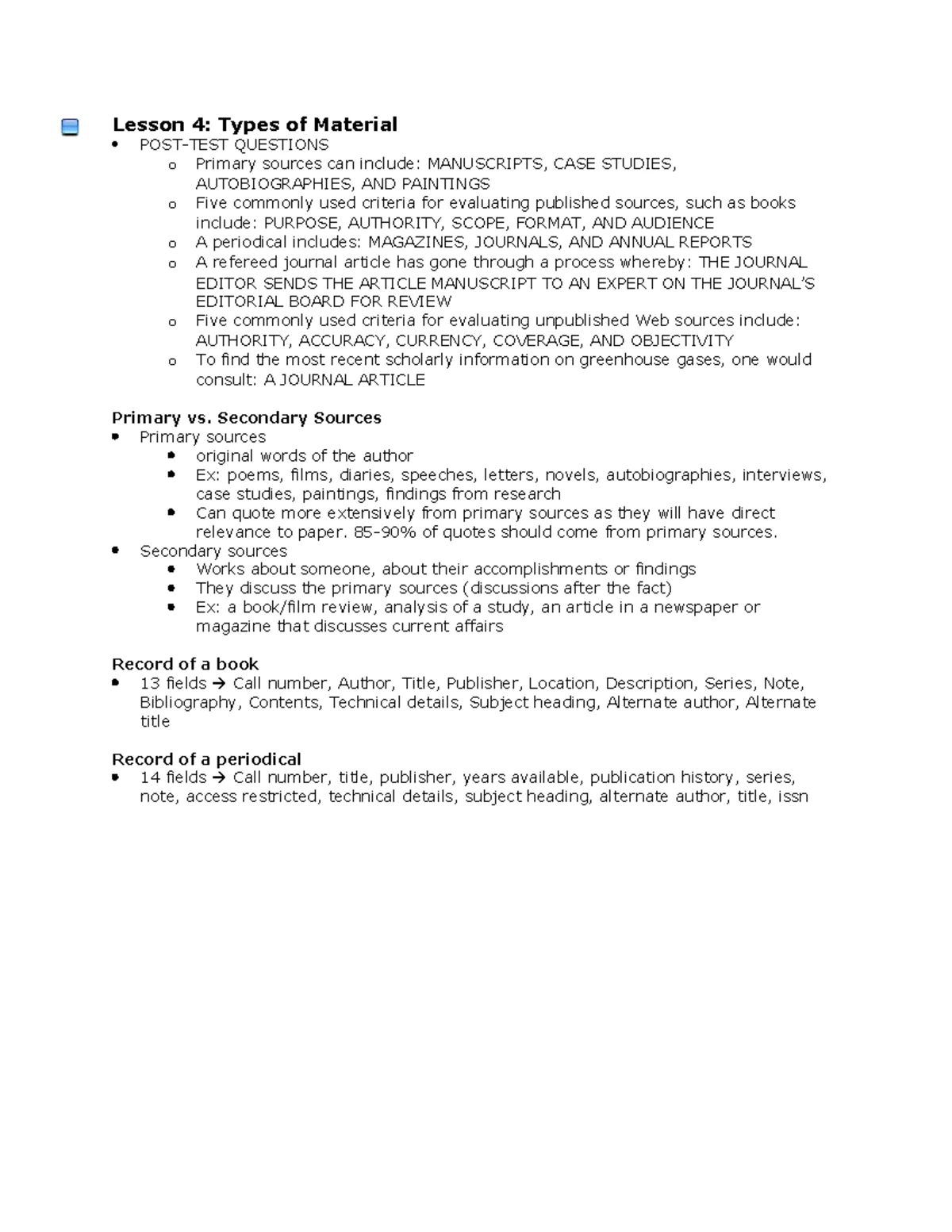 Inst 250 - Lesson 2: Key Info Literacy & Skills Insights - Studocu