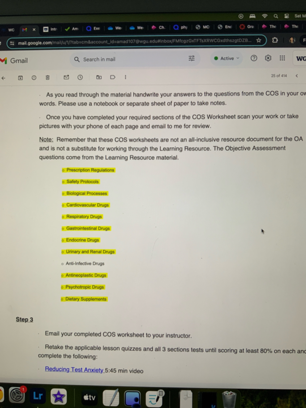 D398 COS Medication Safety & Treatment Study Guide - Studocu