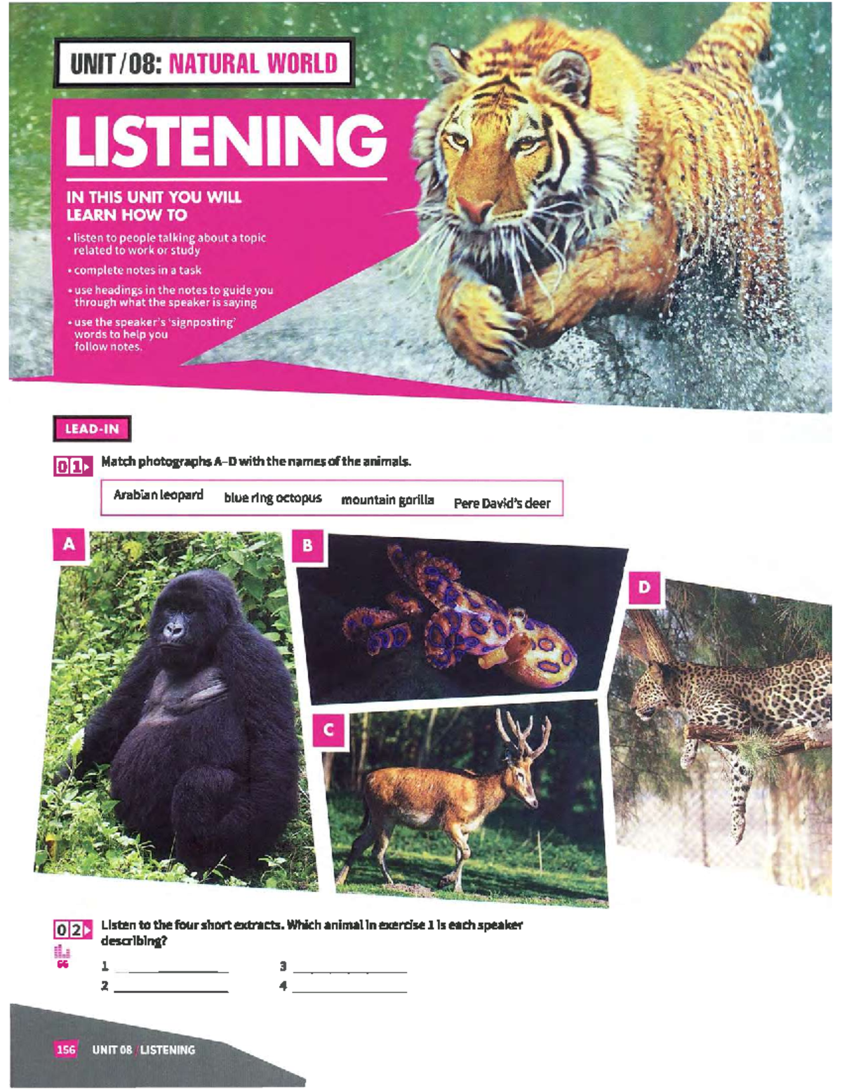 Listening unit 8 - listen - English - Studocu