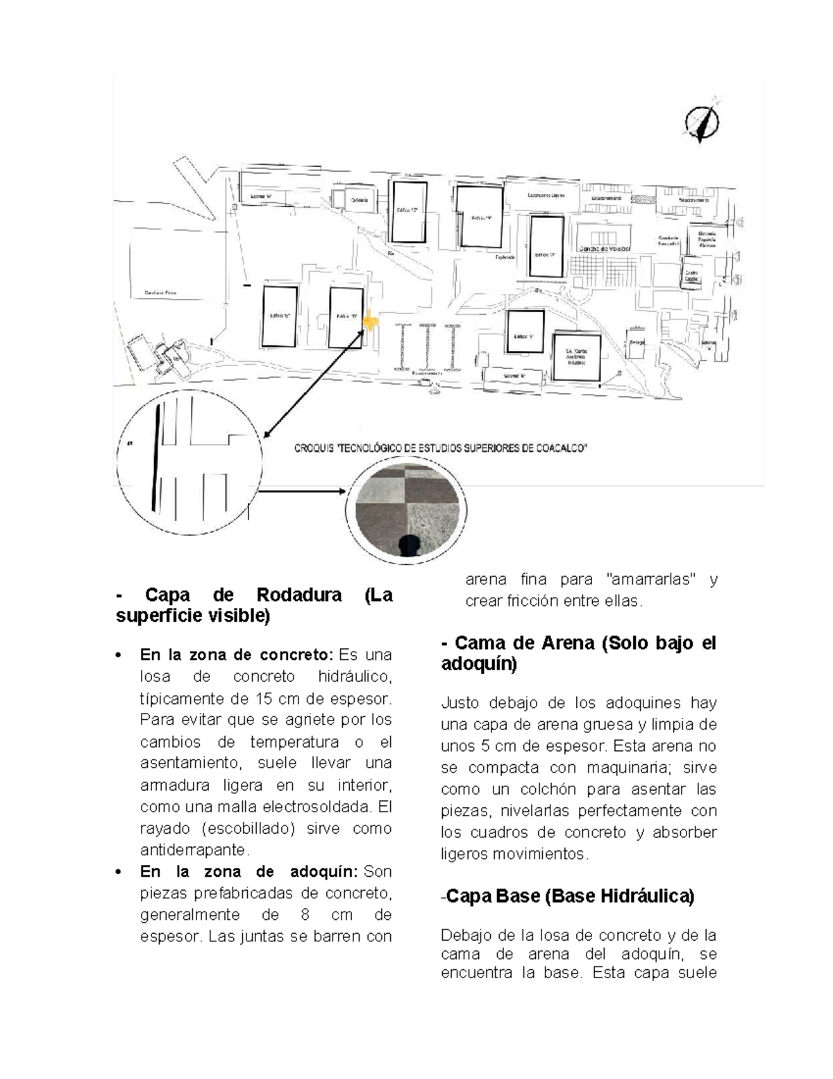 Pavimentos: Capa de Rodadura y Estructura (Curso de Concreto) - Studocu