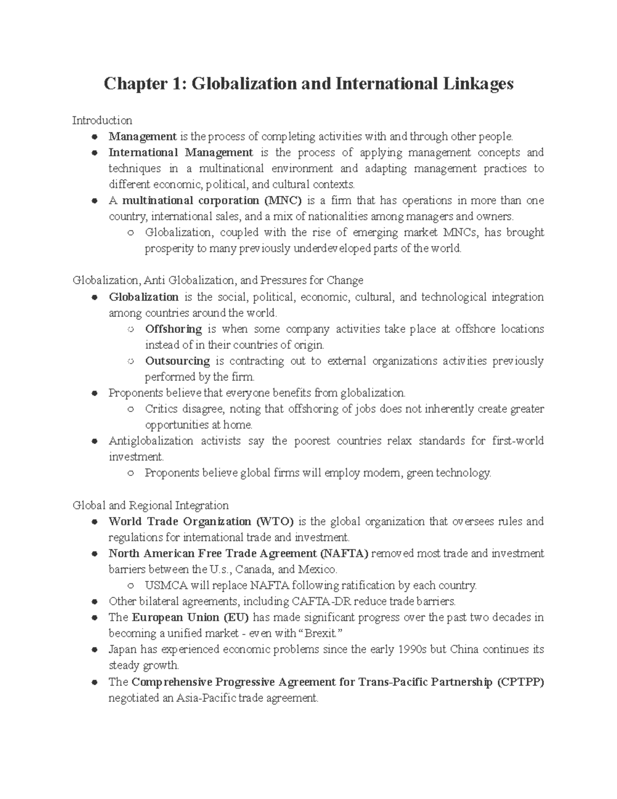 Chapter 1 Powerpoint - International Management - Deprecated API usage ...