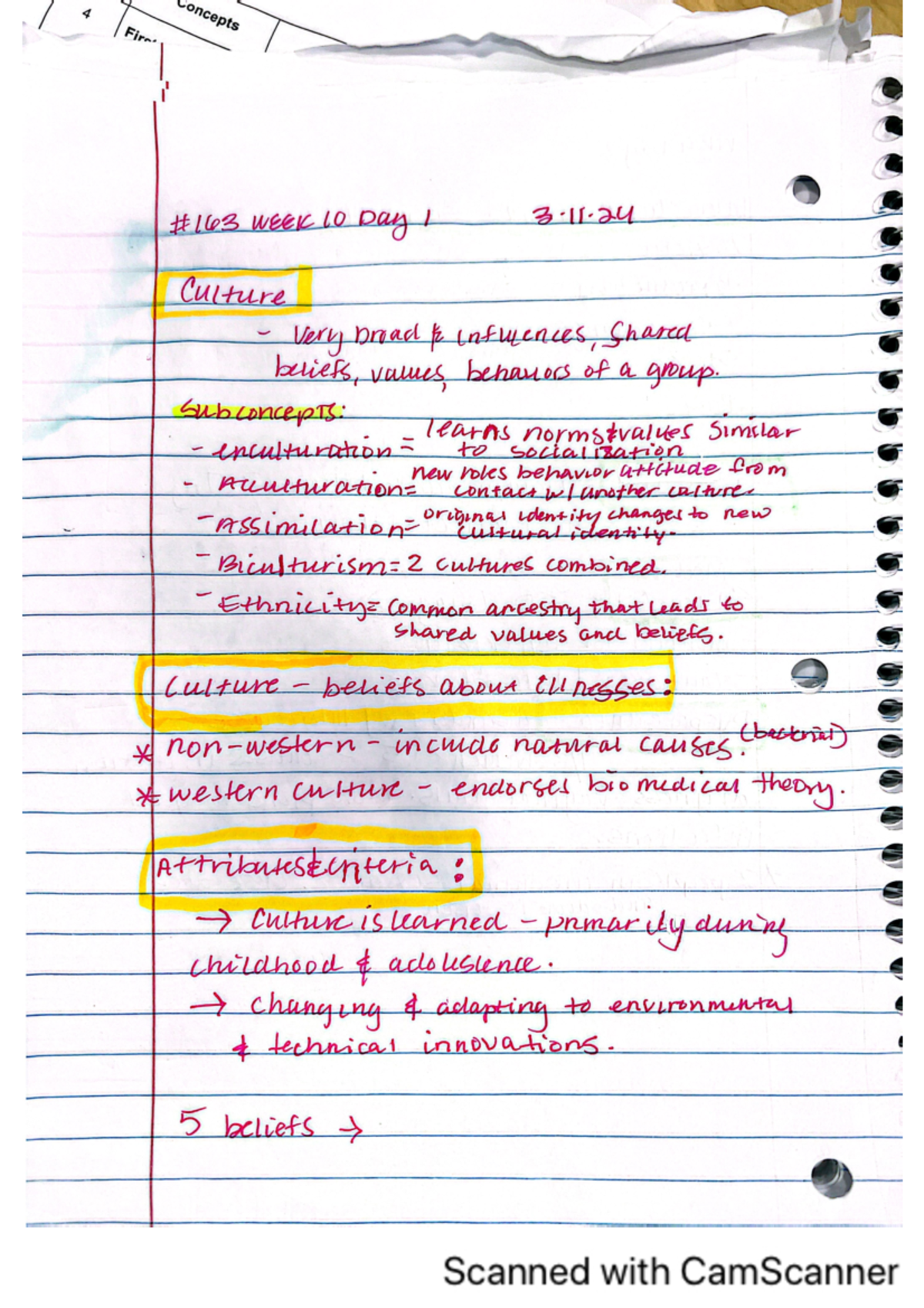 Week 2 Lecture Notes on Key Concepts and Discussions - Studocu