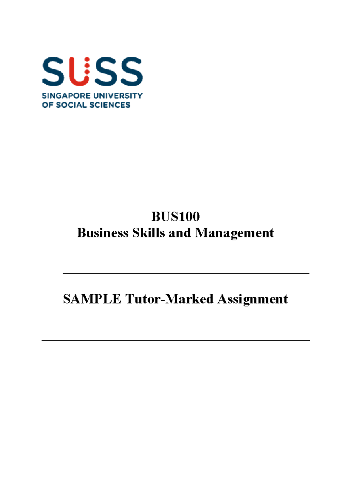 BUS100 Final Assignment: Business Skills & Management Excel Models ...