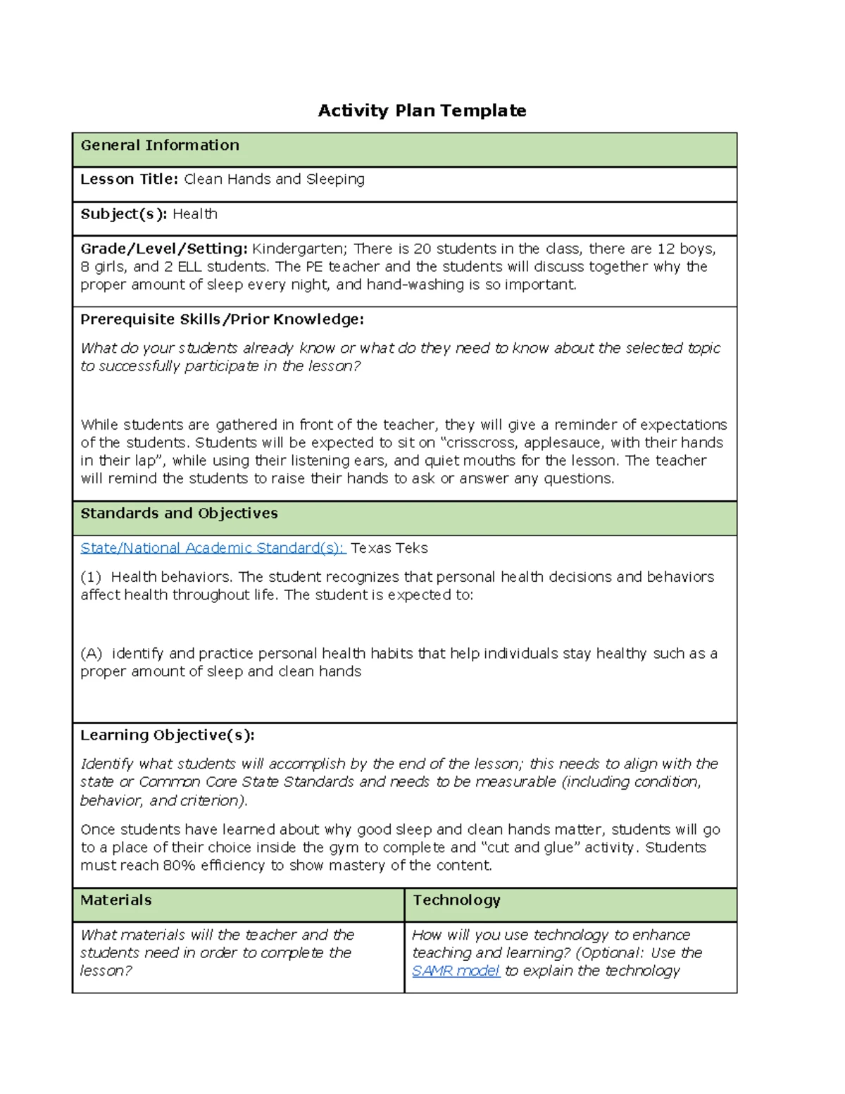 PE Methods 1A Lesson Plan: Teaching Throwing Skills Effectively - Studocu