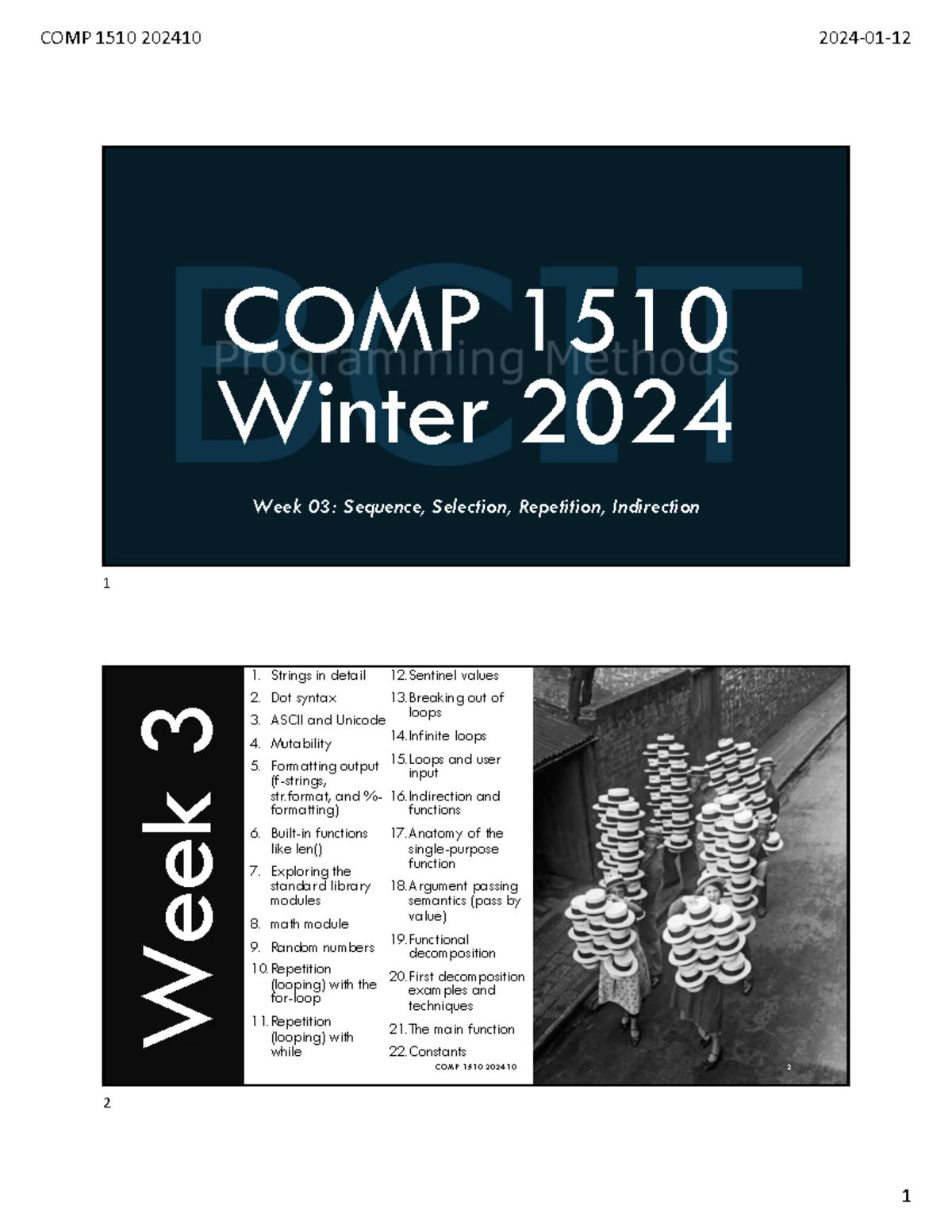 COMP 1510 Lab 6: Conditionals, Loops, and Factorial Calculations - Studocu
