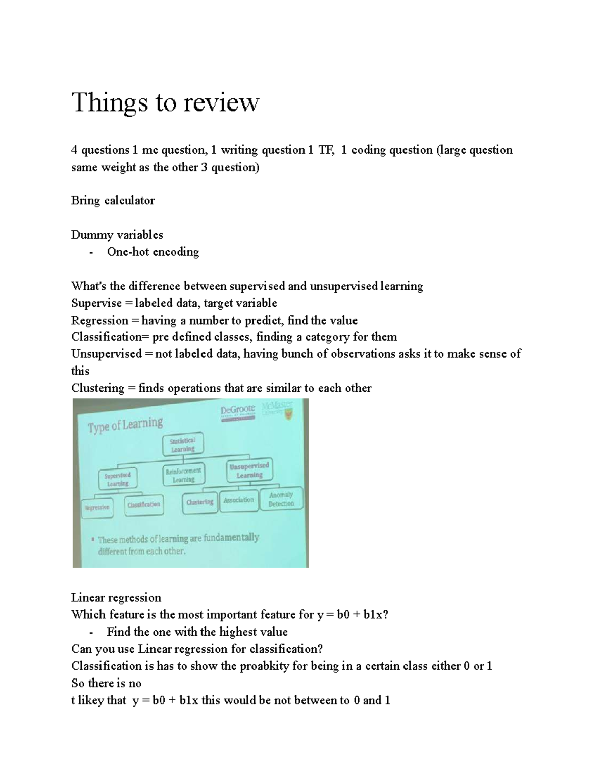 Predictive Analytics Notes for Course Code: DATA101 - Studocu