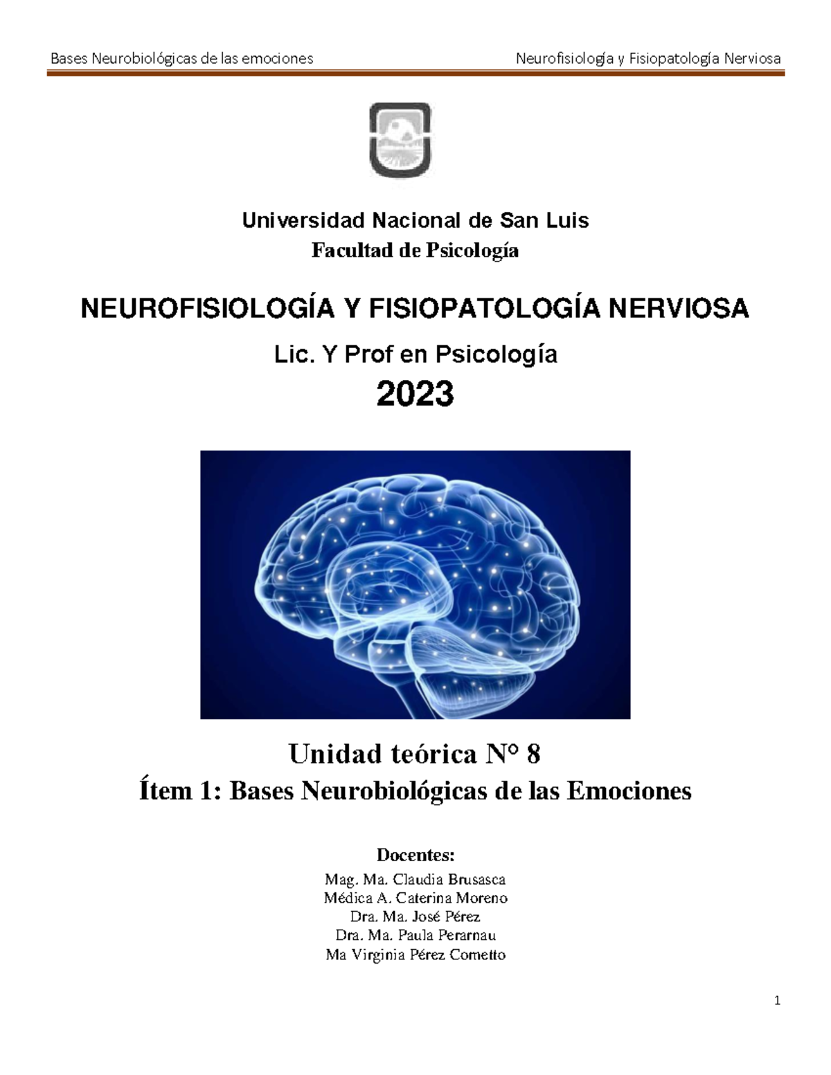 Bases Neurobiológicas de las Emociones - NEUROFISIOLOGÍA Y ...