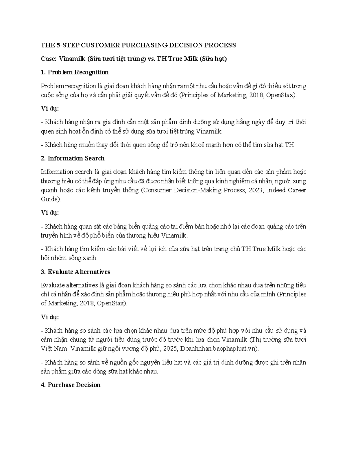 Homework 5120: Customer Purchasing Decision Process Case Study on ...