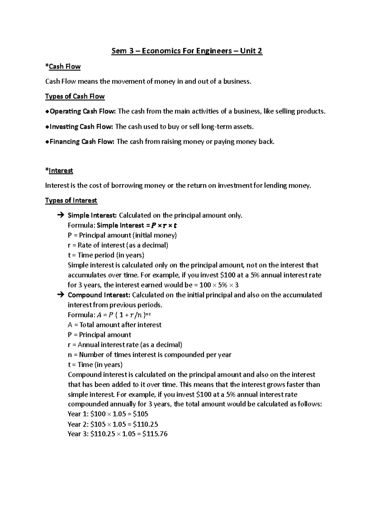Sem 3 - Economics for Engineers - Unit 2 - Sem 3 – Economics For ...