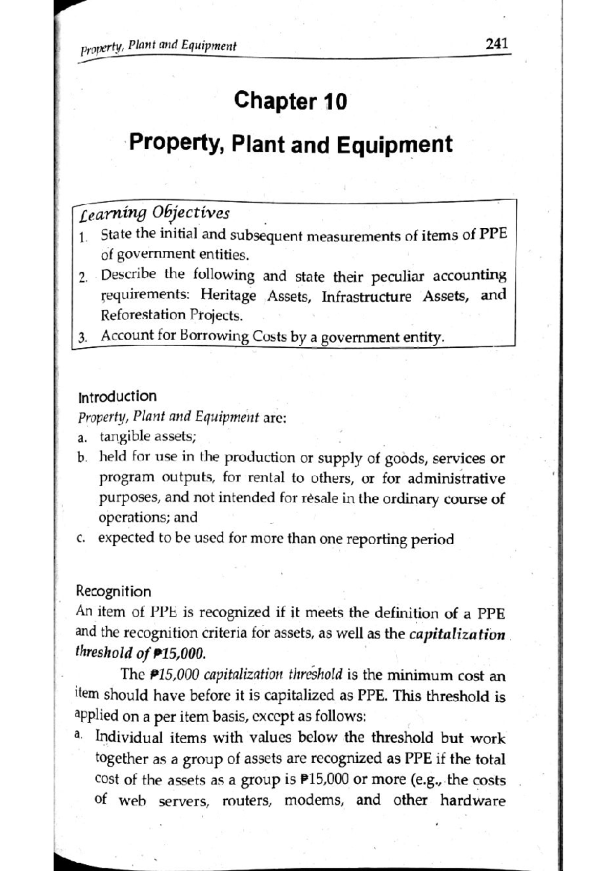 Chapter 10: Insights into Government Accounting Practices - Studocu