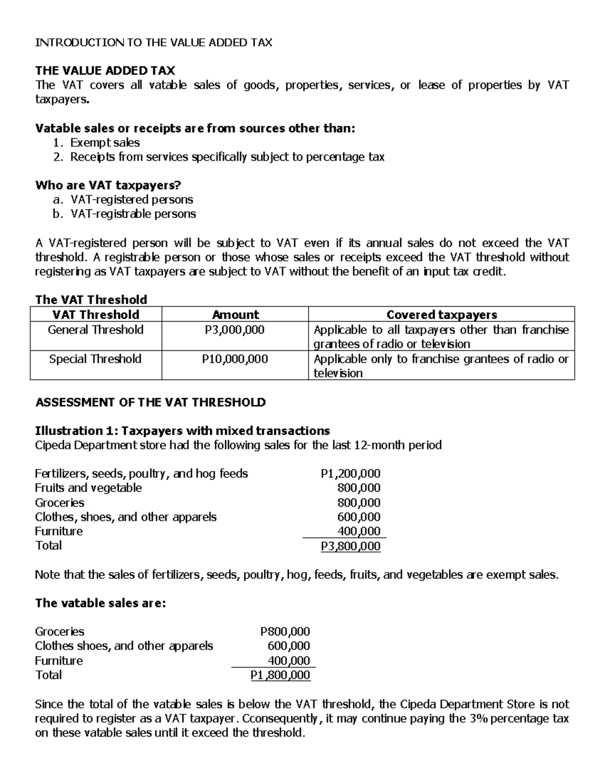 6 - Understanding Value Added Tax (VAT) Compliance and Procedures - Studocu