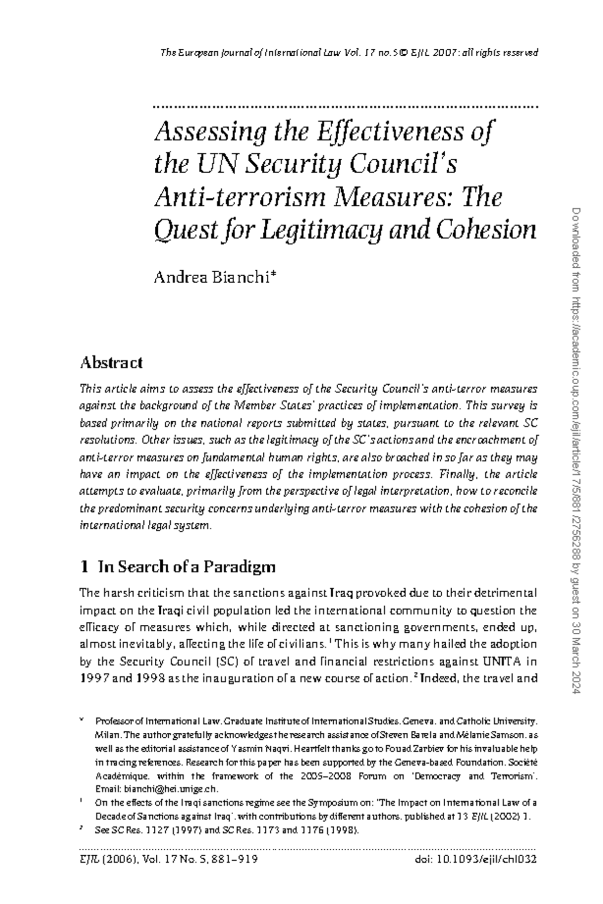 Chl032 - Assessing the Effectiveness of UN Security Council Anti-Terror ...