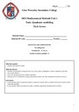 Practice materials for Studying Mathematical Methods- Unit 1 in VCE ...