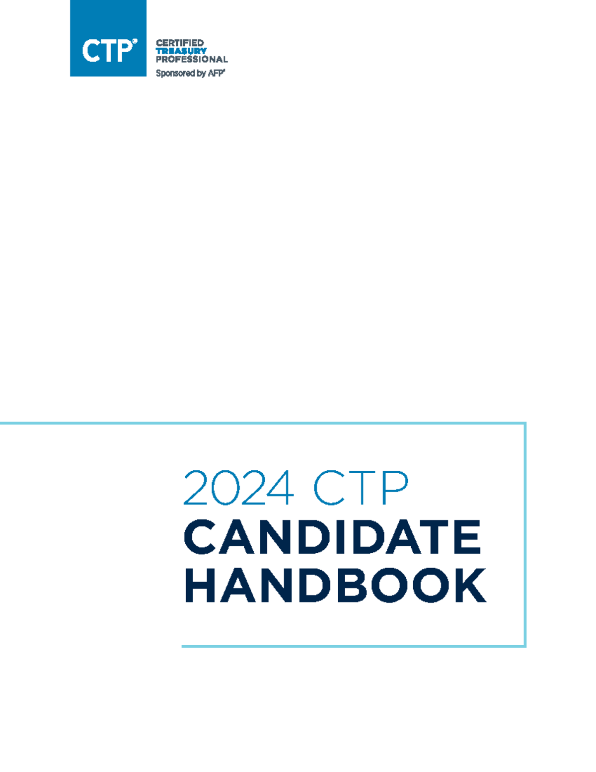 2024 CTP Candidate Handbook: Exam Guide and Study Resources - Studocu