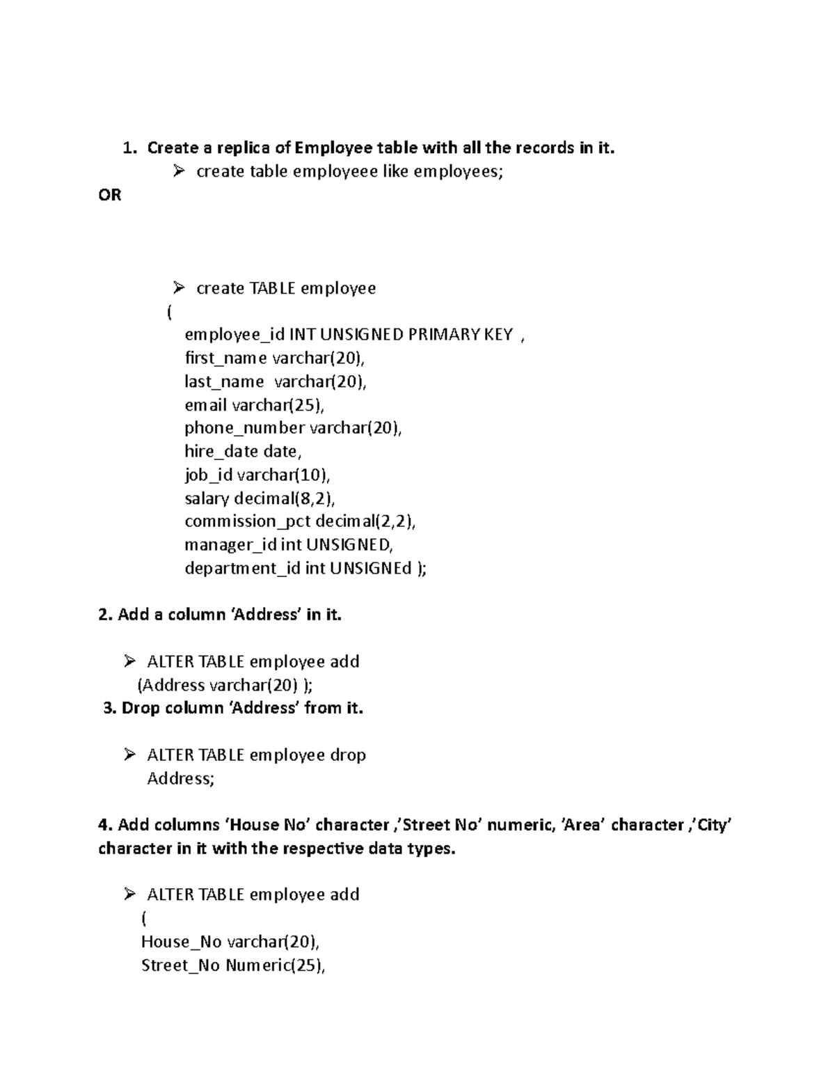 Quiz - SQL Practice Questions and Solutions - Studocu