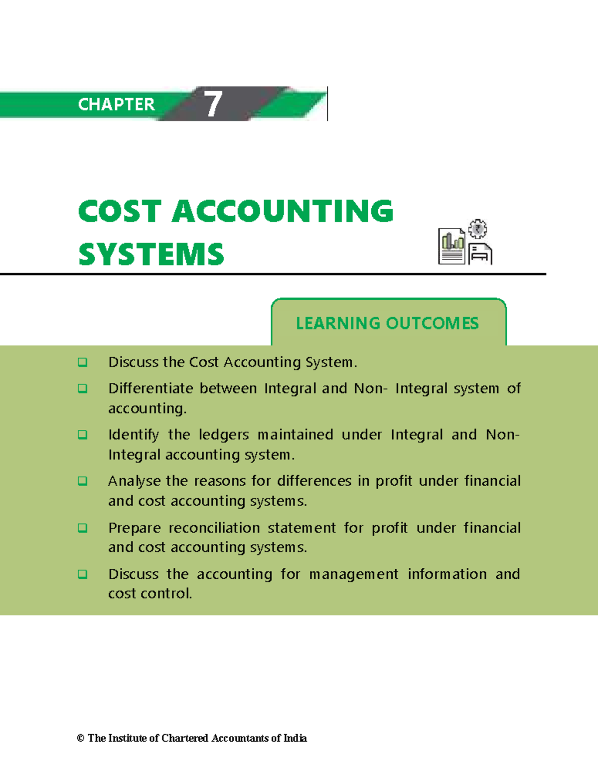 COST ACCOUNTING SYSTEMS: INTEGRAL VS NON-INTEGRAL ANALYSIS - Studocu