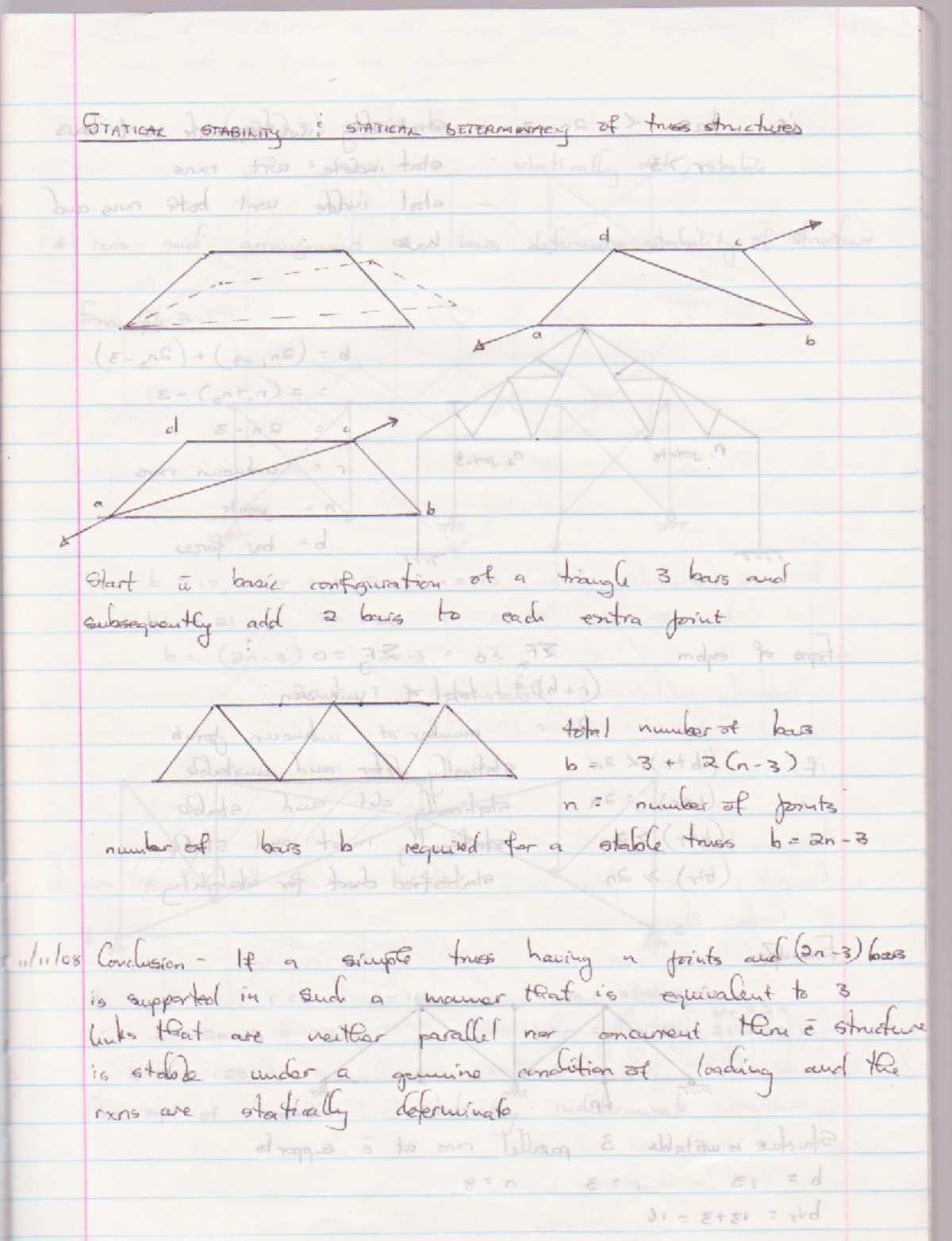 UZ-TOS Notes: Statically Stable and Indeterminate Truss Structures ...