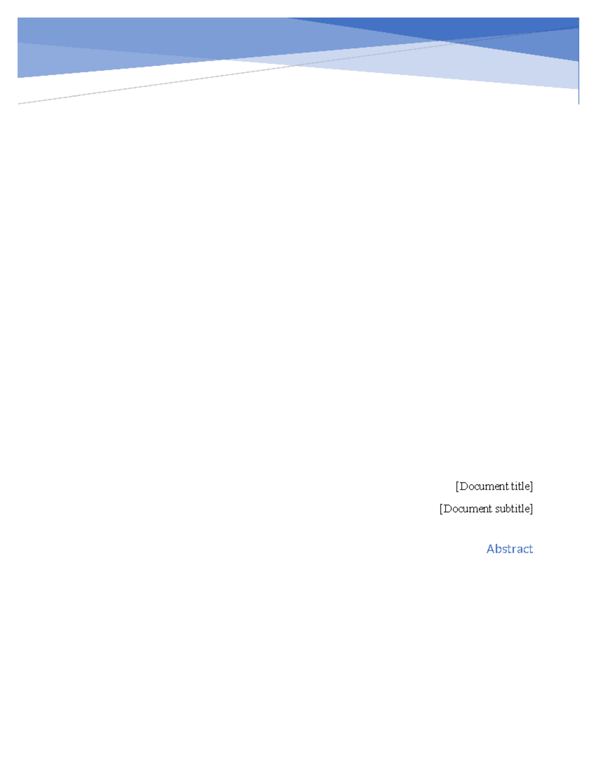 Thesis - just need a report - [Document title] [Document subtitle ...