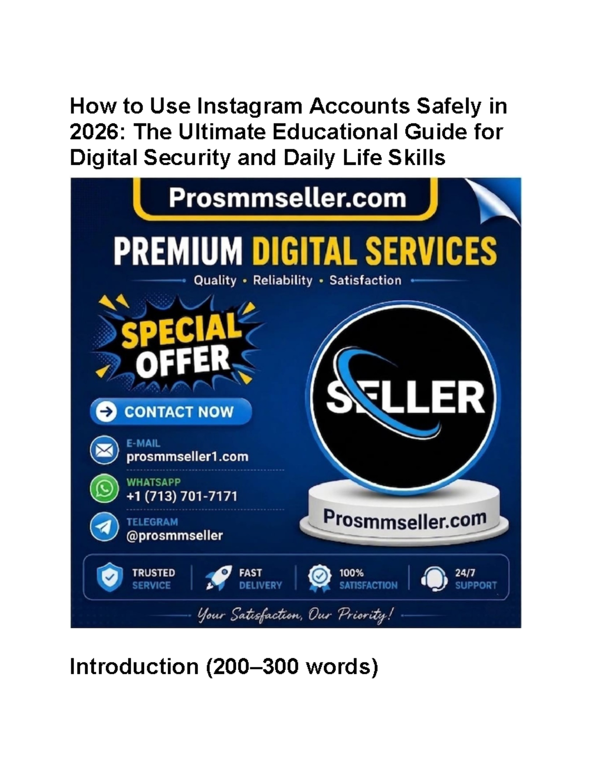 How to Use Instagram Safely in 2026: A Guide to Digital Security - Studocu