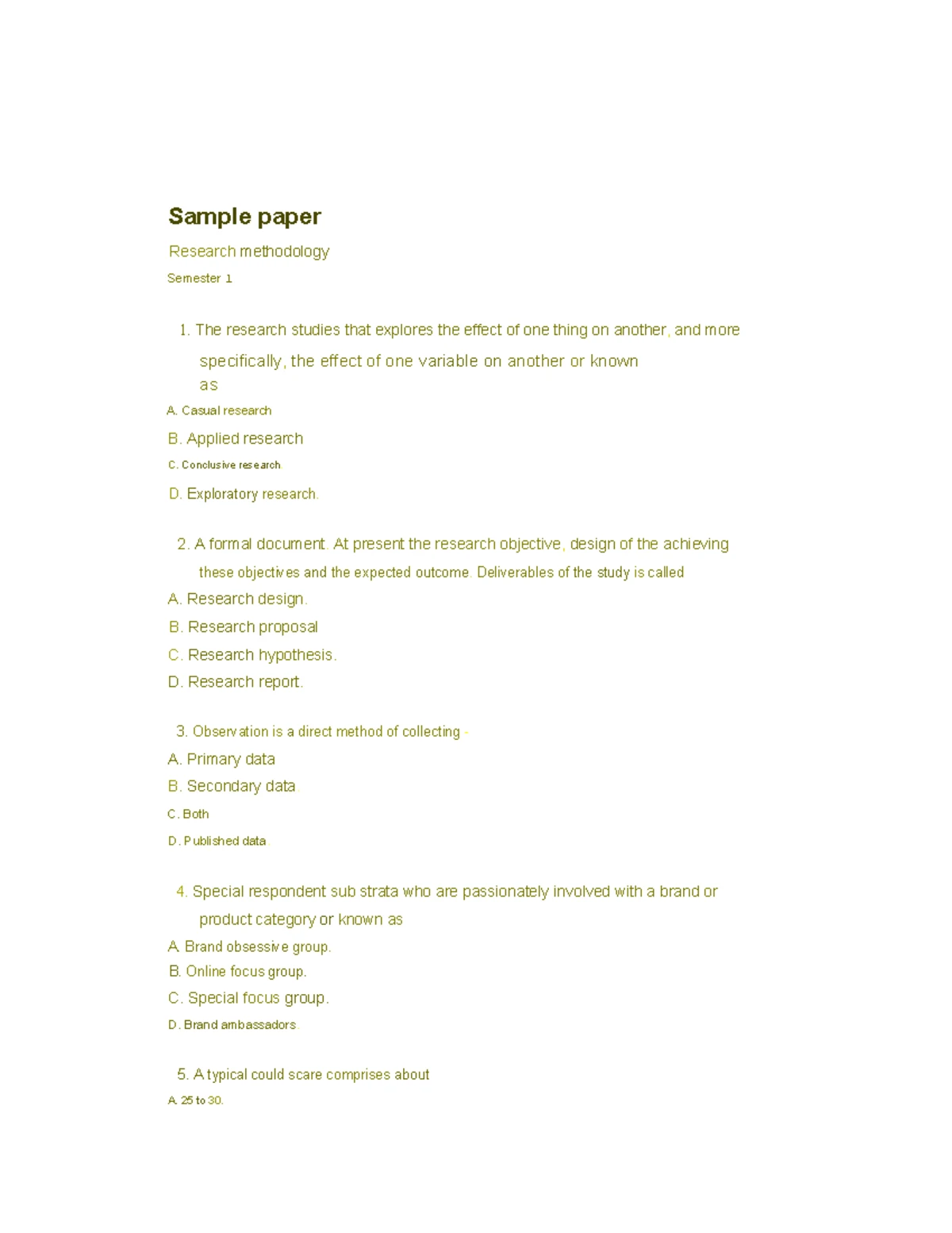 Research Design: Comprehensive Notes on Methodology and Components ...