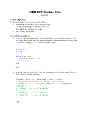 Matlab code notes - MATLAB NOTES INPUT How to input numbers: age ...
