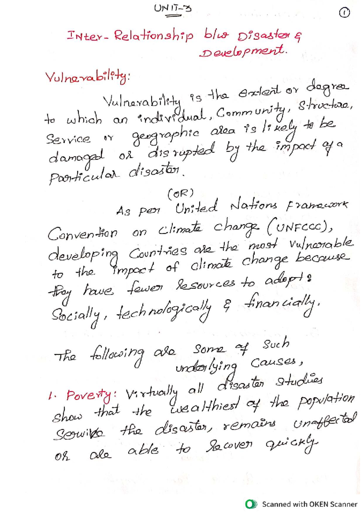 Disaster Vulnerability Assessment: Understanding Causes and Impacts ...