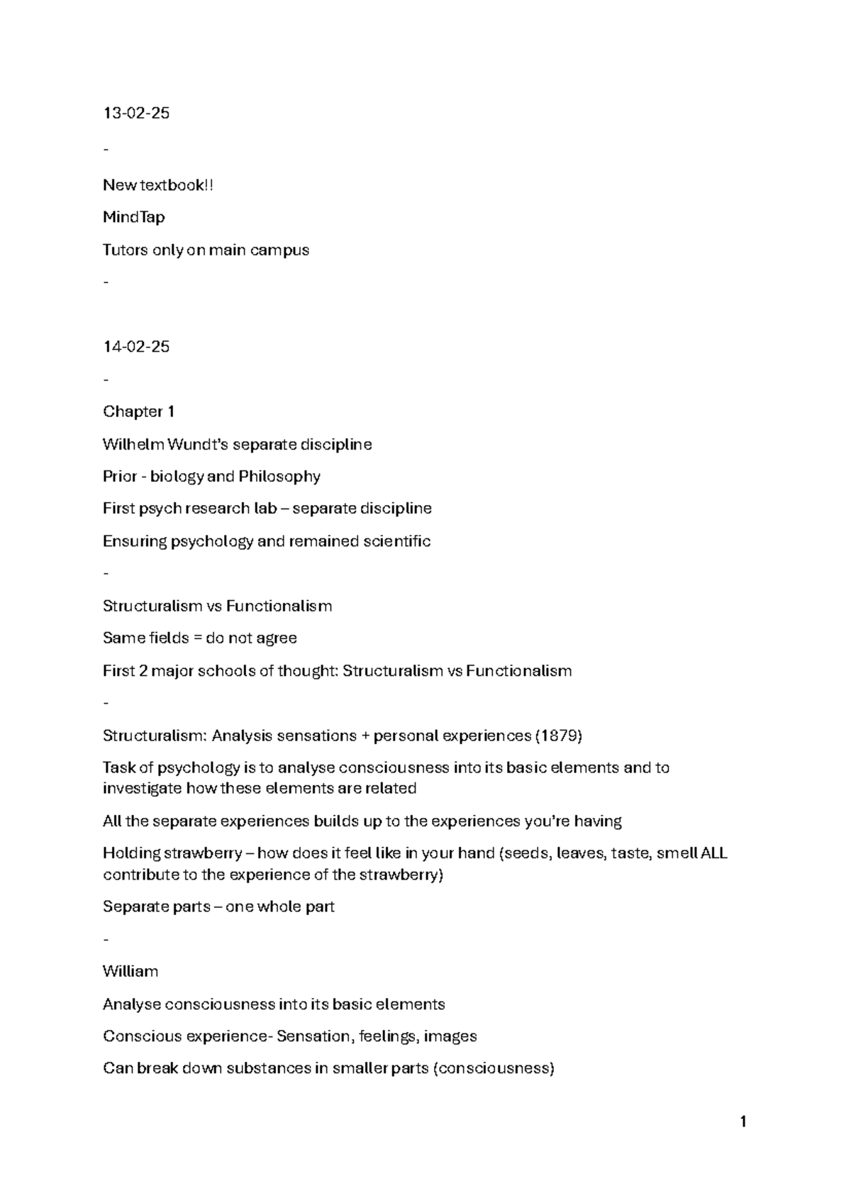 SLK 110 S1 - Summary of Key Concepts in Psychology for Semester 1 - Studocu