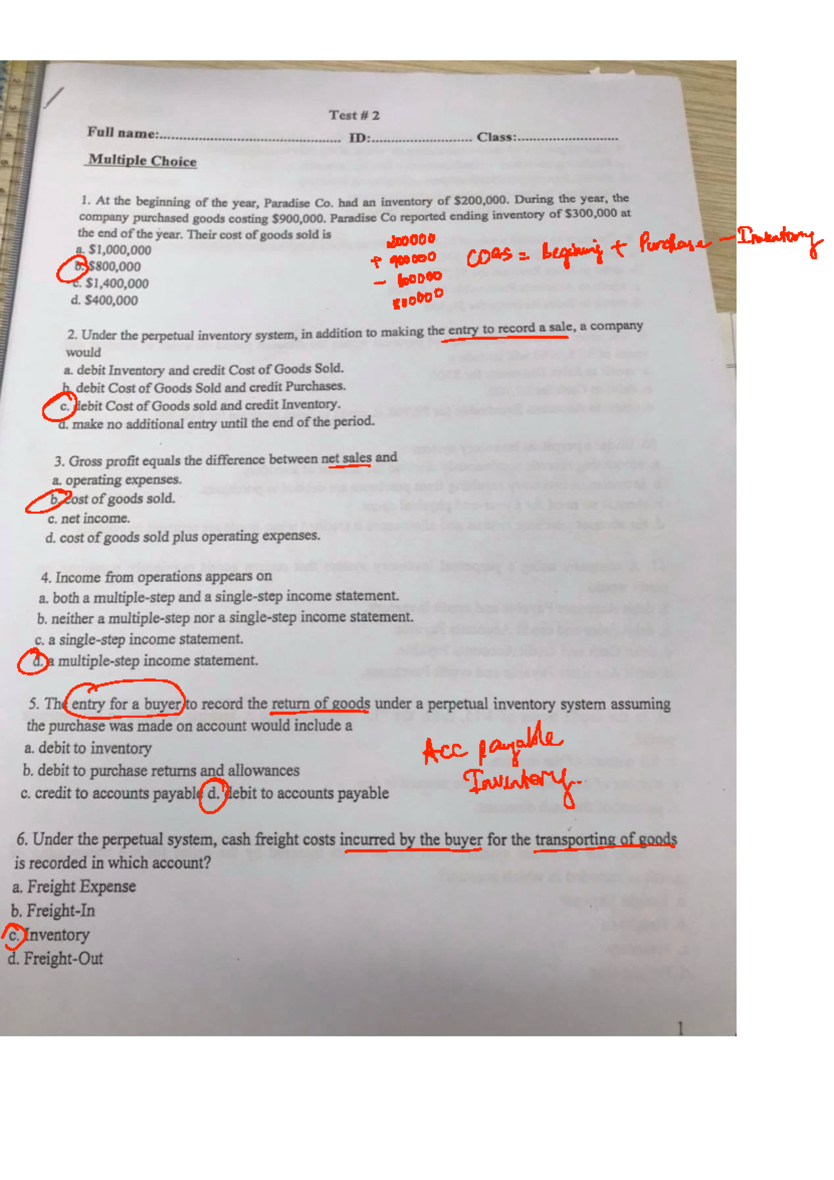 Midterm Exam Study Guide - Financial Accounting (ACC 203) - Studocu