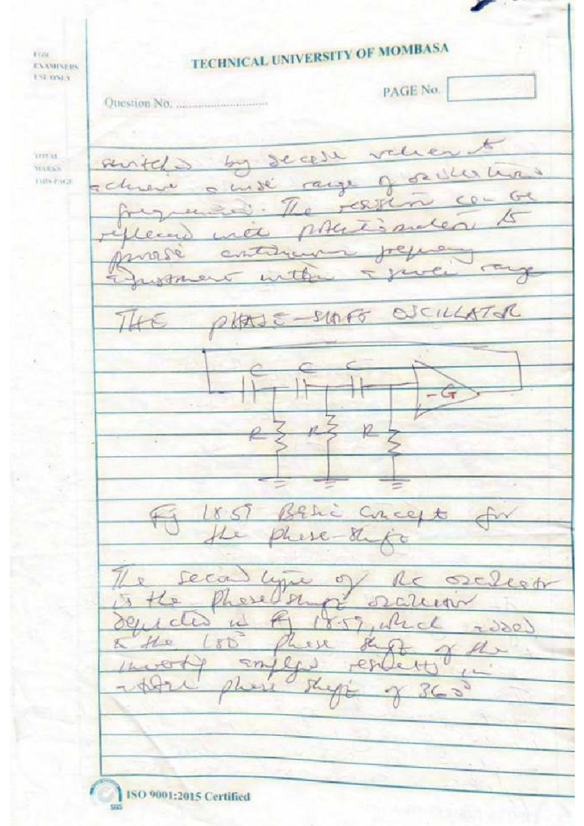 Analogue Electronic Exam Notes - Technical University of Mombasa - Studocu